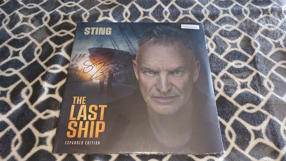 Sting The Last Ship Expanded Vinyl 2x LP Signed Autographed Metropolitan Opera
