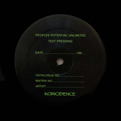 BARNIKLE·FREEE “KOINCIDENCE EP” PPU-097 FLORIDA IDM TECHNO ELECTRO FUNK 12″