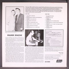 HANK SNOW: just keep a-movin’ DETOUR 12″ LP 33 RPM United Kingdom