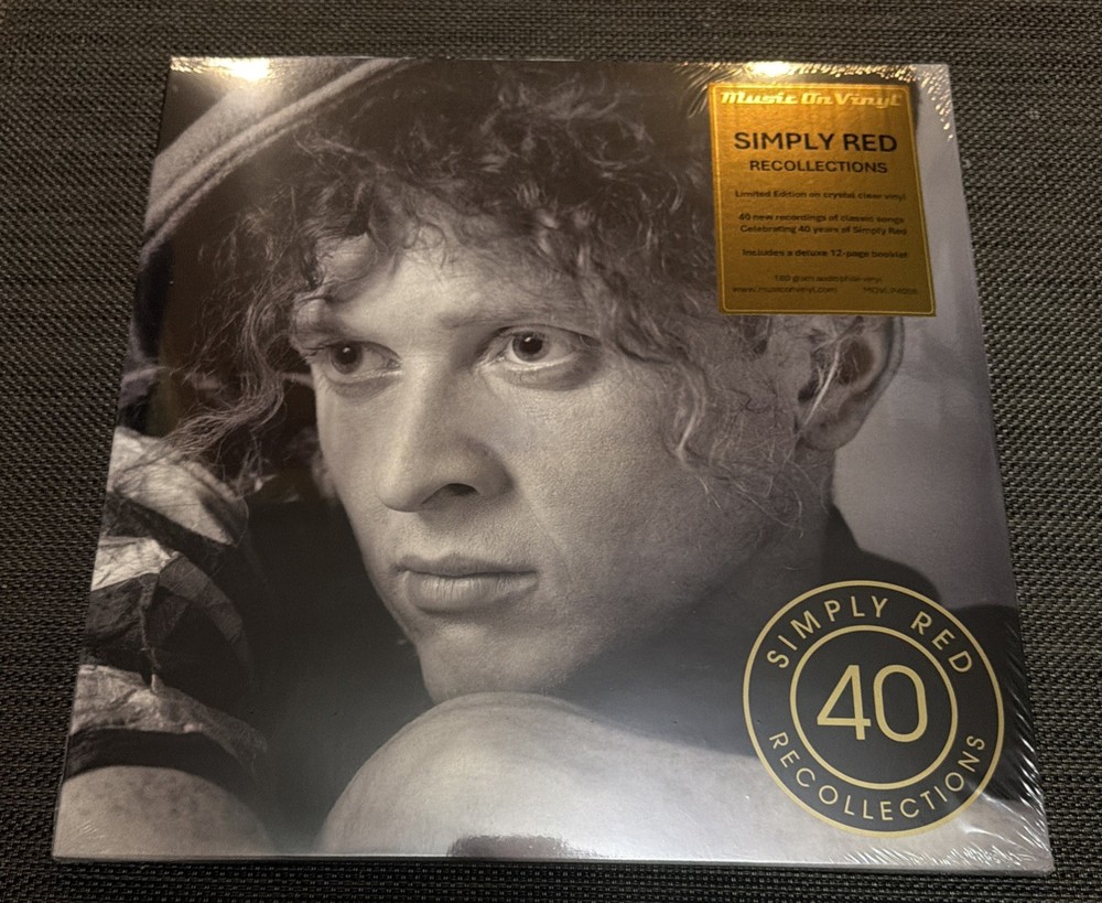 Simply Red “Recollections” 4LP CLEAR Vinyl – Limited Edition-NEW
