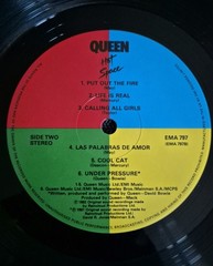 Queen Hot Space 1982 Vinyl Record Album First UK Press