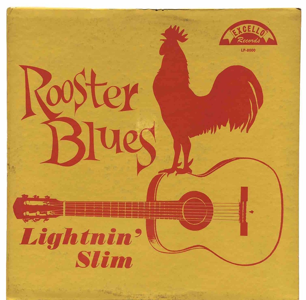 Lightnin’ Slim Rooster Blues (1960) Vinyl Classic Excello Orange Label LP 8000