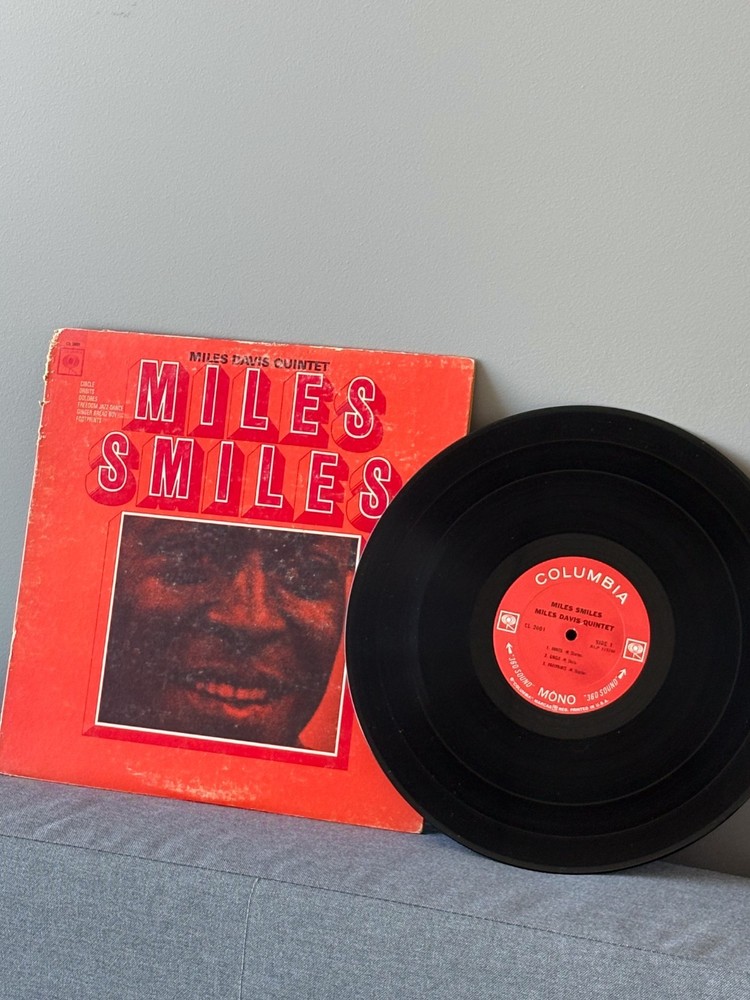 Original 1967 Miles Davis 1st Press MONO “Miles Smiles” LP VG+ Quintet