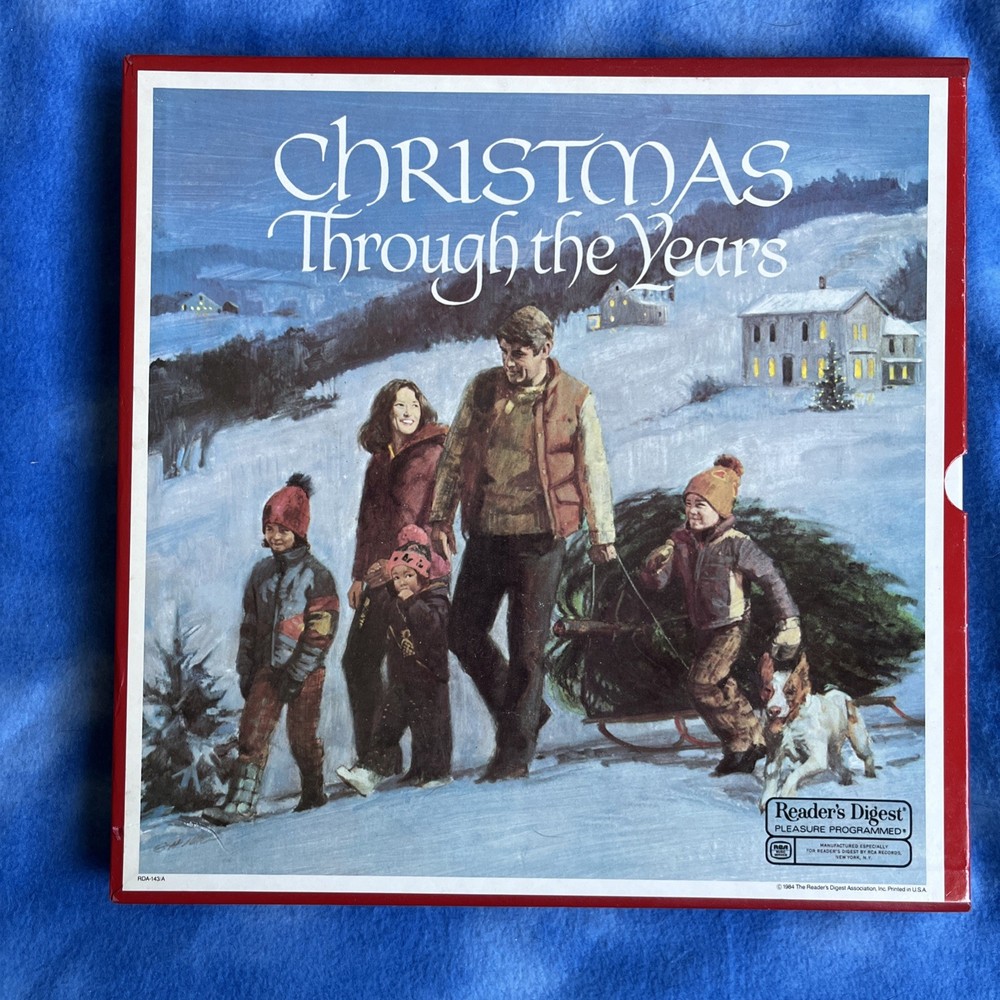 Christmas Through the Years 1984 Vinyl 5 LP Box Set Reader’s Digest RDA-143-A VG