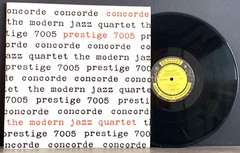 MODERN JAZZ QUARTET CONCORDE LP PRESTIGE RE 1957 MONO W50TH RVG JAZZ CLEAN VG+