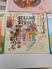 Vintage Lot 6 Of Children’s LP’s Walt Disney Snow White, Candy Man, Sesame Stree