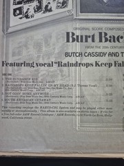 sp 4227 Am Records Original Score Composed And Conducted By Burt Bacharach From