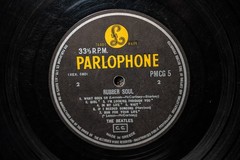 the beatles rubber soul vinyl original with rare greek version cover