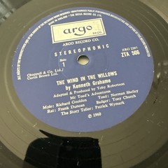 The Wind in the Willows Argo Kenneth Grahame Toby Robertson Vinyl LP Spoken Word