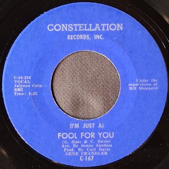northern soul GENE CHANDLER Fool For You CONSTELLATION 167 M-