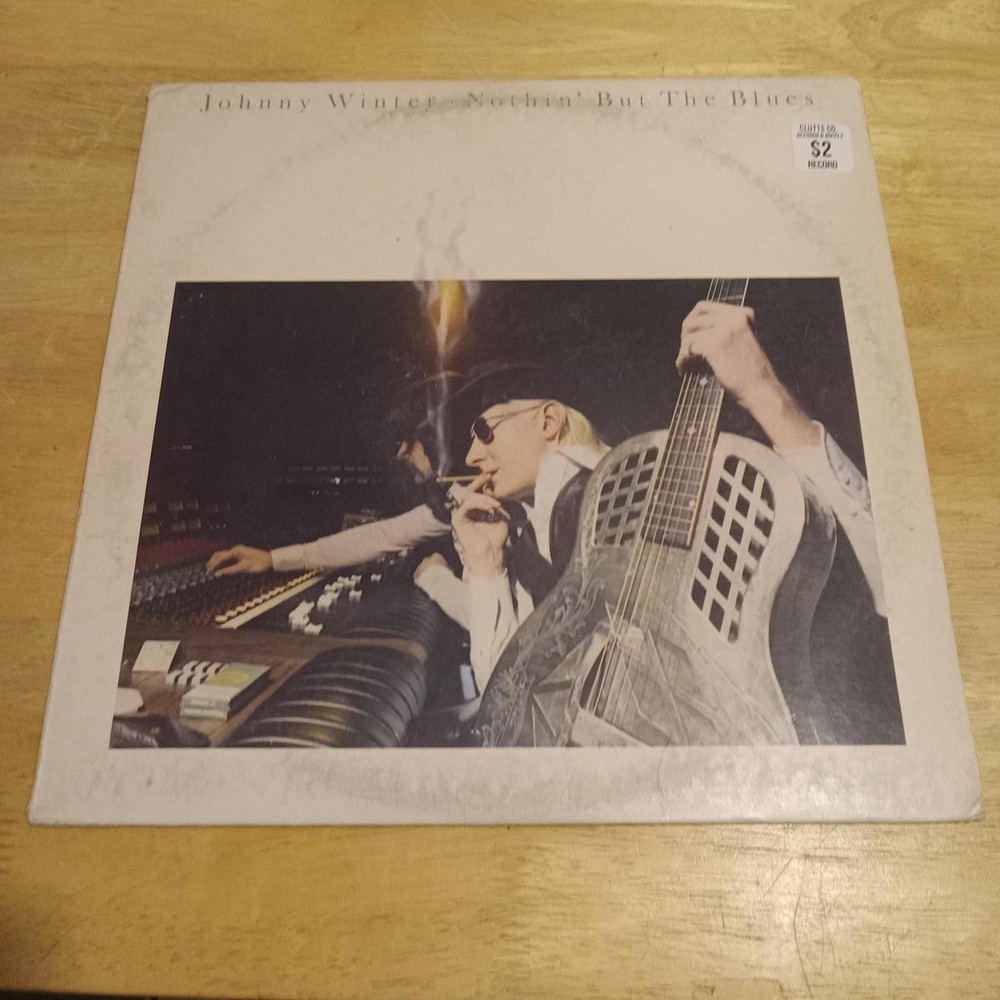 Johnny Winter Nothin But The Blues 1977 Blue Sky PZ34813 Stereo Muddy Waters VG+