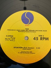 Yaz “Situation” ~ 12″ Vinyl Single ~ 1982
