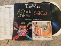 Vintage 1980 12″ Vinyl Record – The Who – Sell Out & A Quick One – 2 Discs