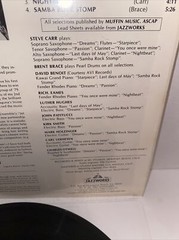 STEVE CARR & BRENT BRACE into the reeds JAZZWORKS 12″ LP Record 1981 JW 9802