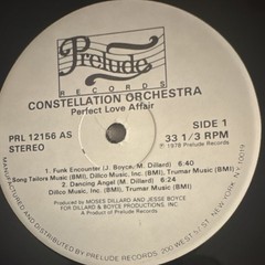 Constellation Orchestra Perfect Love Affair Vinyl LP Prelude 1978 Disco 33 RPM