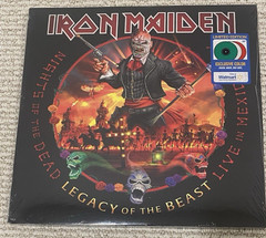 IRON MAIDEN Nights of The Dead Walmart Excl 3LP Red Green White BRAND NEW SEALED