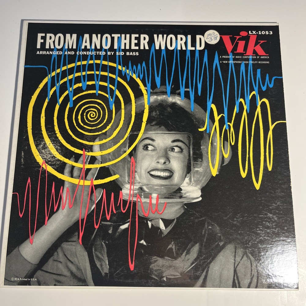 Space Age/Lounge/Exotica Lp Sid Bass “From Another World” on Vik LX-1053 mono