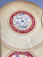 Homemade Records Lot Of 10 Wilcox-Gay Corp 1950s Recordio Discs