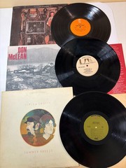 SEALS & CROFTS-SUMMER BREEZE /POCO-INSIDE/DON MCLEAN VINYL 3 LP LOT 70’s ROCK VG