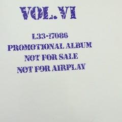 MCA Records Ultimate Radio Bootleg Vol. VI Promo Black Vinyl 12″ LP L33-17086