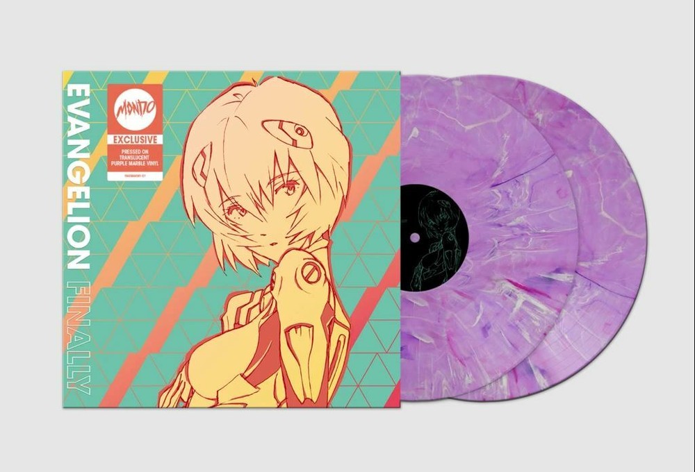 Evangelion Finally Translucent Purple Marble Colored Vinyl 2XLP Mondo Edition
