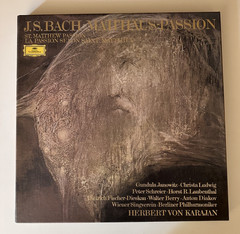 J.S. Bach: Matthäus Passion – Karajan (4 LP Set & book) NM