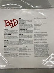 Rare 2018 MICHAEL JACKSON BAD 12″ LP PICTURE DISC VINYL RECORD Czech Republic