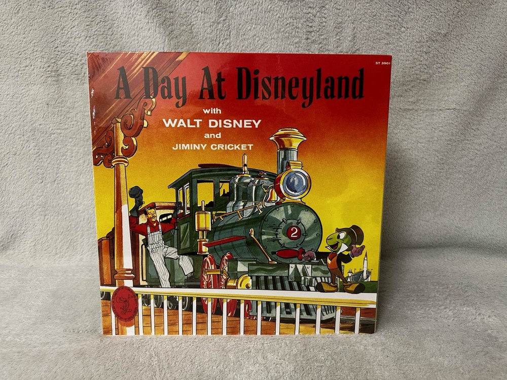 A Day at Disneyland with Walt Disney & Jiminy Cricket • Disney • NEW/SEALED LP