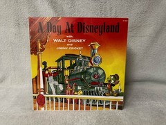 A Day at Disneyland with Walt Disney & Jiminy Cricket • Disney • NEW/SEALED LP