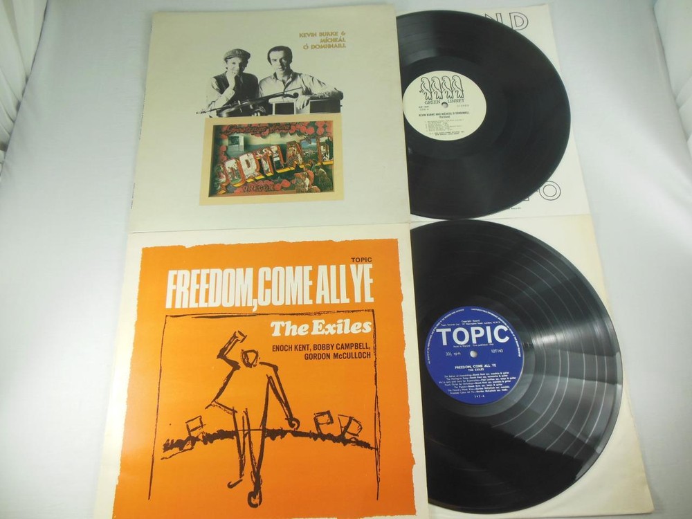 LOT of 2: The Exiles- Freedom, Come All Ye & Burke / Ó Domhnaill- Portland EX+
