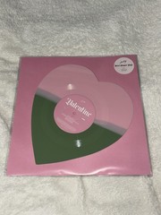 Laufey Valentine Strawberry Matcha Swirl Heart Shaped Vinyl Brand New Limited