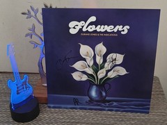 Durand Jones & The Indications – Flowers COVER SIGNED Vinyl Frosted Orange
