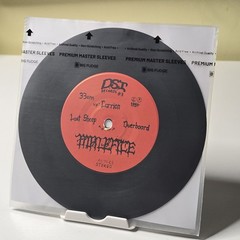 MALEFICE/OVERBOARD EP Vinyl 7″ Record 33 1/3 Rpm 1984 US w Insert 1000 Pressed