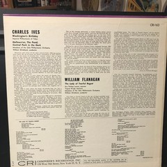 Charles Ives William Flanagan Washington’s Birthday Halloween lp vinyl Record 63