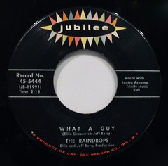 THE RAINDROPS~What A Guy & It’s So Wonderful~1963 Rock 45 ✦ JUBILEE #5444