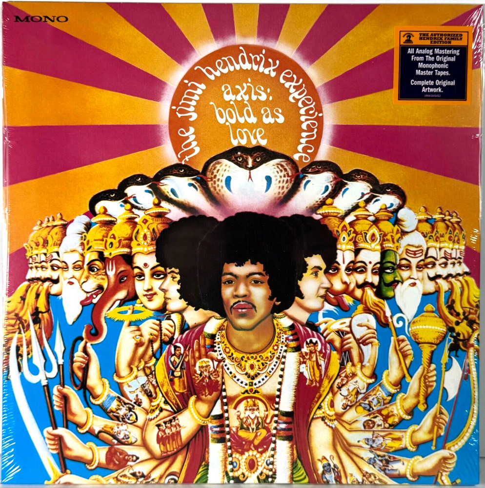 Jimi Hendrix – Axis Bold as Love – MONO [Current Pressing] LP Vinyl Record Album