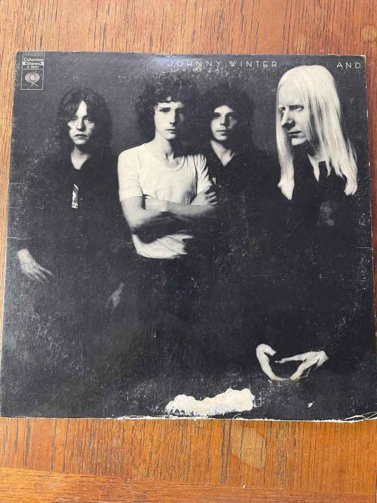 Johnny Winter And – Johnny Winter And LP Vinyl 1970 Rick Derringer Blues Rock