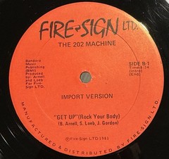 Disco The 202 Machine – Rock Your Body 12” Single