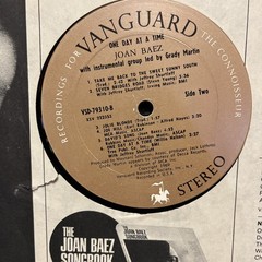 One Day At A Time VSD 79310 & Lovesong VSD 79/8LP’s by Joan Baez 3 Vinyl’s VG+