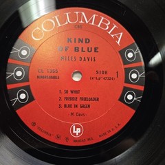 Original 1959 Miles Davis “Kind of Blue” LP [misprint cover] Columbia 6 eye, VG