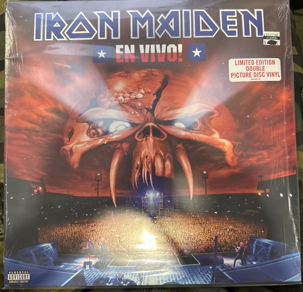 Iron Maiden – En Vivo! LP 2012 UMe – B0016457-01 [2X LTD Picture Disc Version]