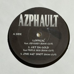 Azphault~Offical / Get Da Gold / One Mo Shot 12” Single~1998 Hip Hop / Rap