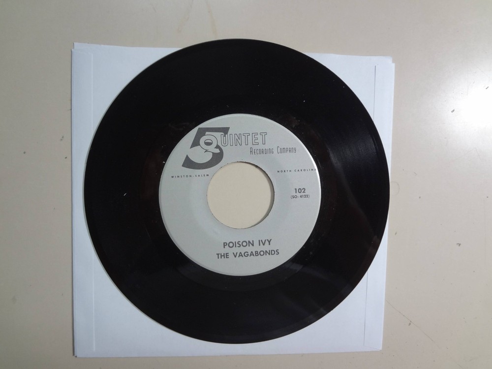 VAGABONDS: w/Tommy Shaw-Poison Ivy-Coming Home-U.S. 7″ 67 5 Quintet Recording102