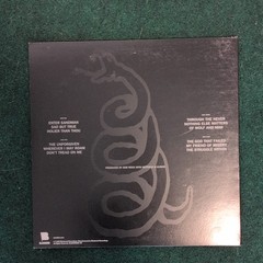 Metallica Metallica 12″ Vinyl LP Blackened Colored Gray Black Cardboard Sleeve