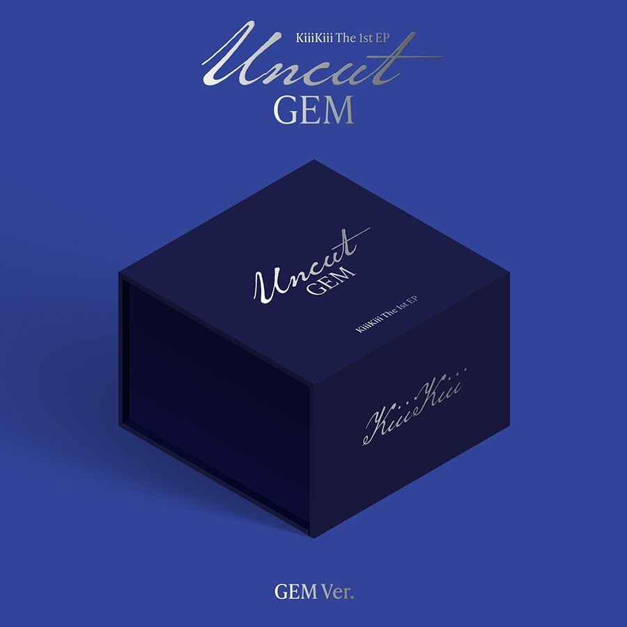 KIIIKIII UNCUT GEM 1st EP Album GEM Ver/CD+Photo Book+2 Card+Accordion Paper+POB