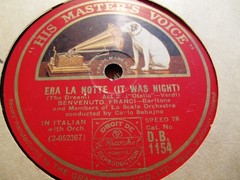 1928 Benvenuto Franci Barit MILAN OTELLO Credo di Iago Era La Notte HMV DB 1154