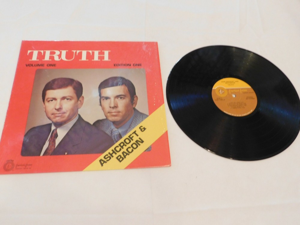 Truth by Ashcroft & Bacon Volume One Edition One American Atrist LP Album Record