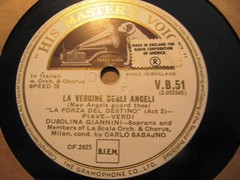 1928 DUSOLINA GIANNINI Forza Vergine Degli Angeli Pace Dio Mio John BARBIROLLI