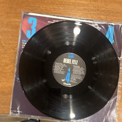 Billy Idol Rebel Yell Chrysalis first press shrink wrap hype sticker/price tag