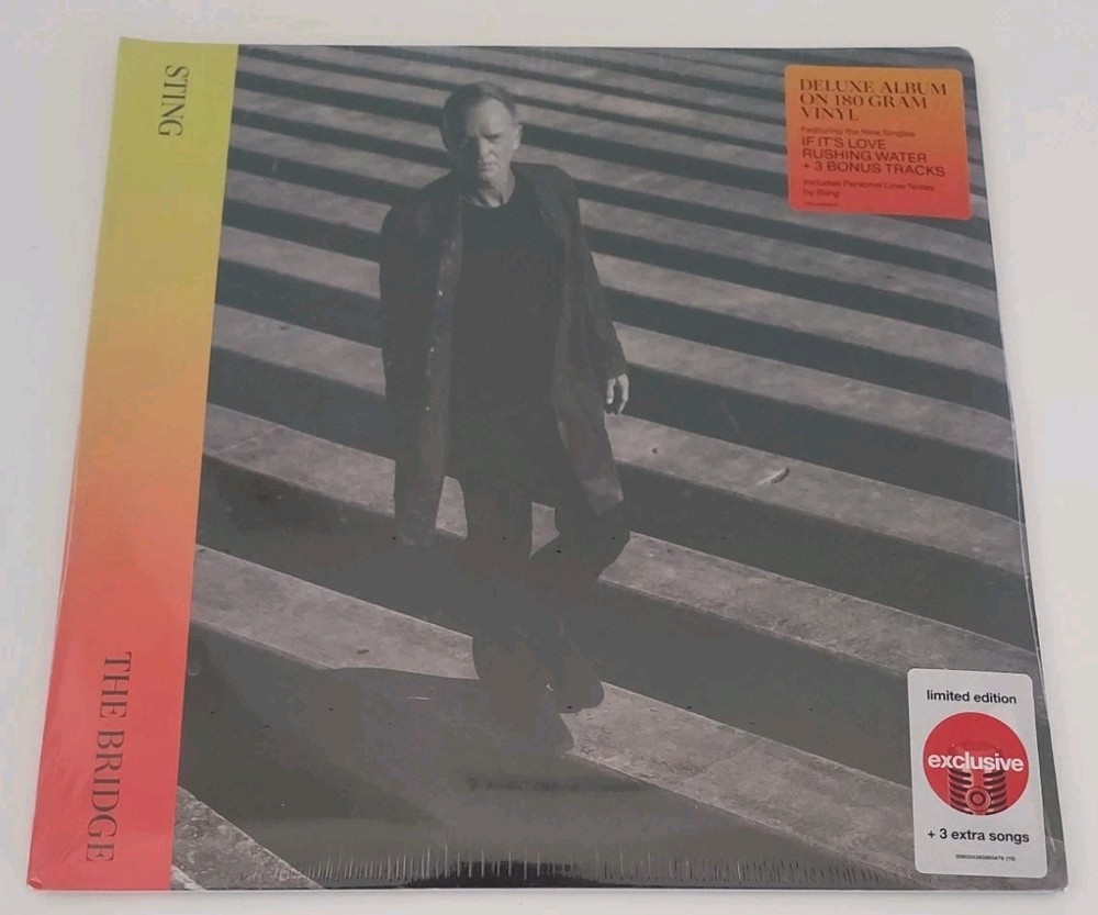Sting – The Bridge – Vinyl 2LP (Deluxe Edition, 3 Bonus Tracks, 180G) NEW SEALED